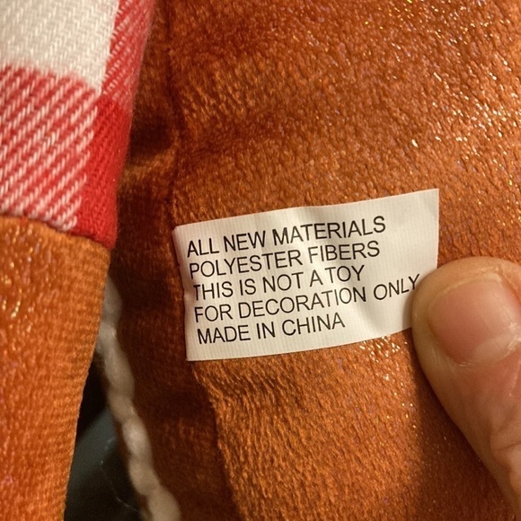 NEW!  PLUSH GINGERBREAD GIRL CHRISTMAS GNOME - Picture 7 of 10